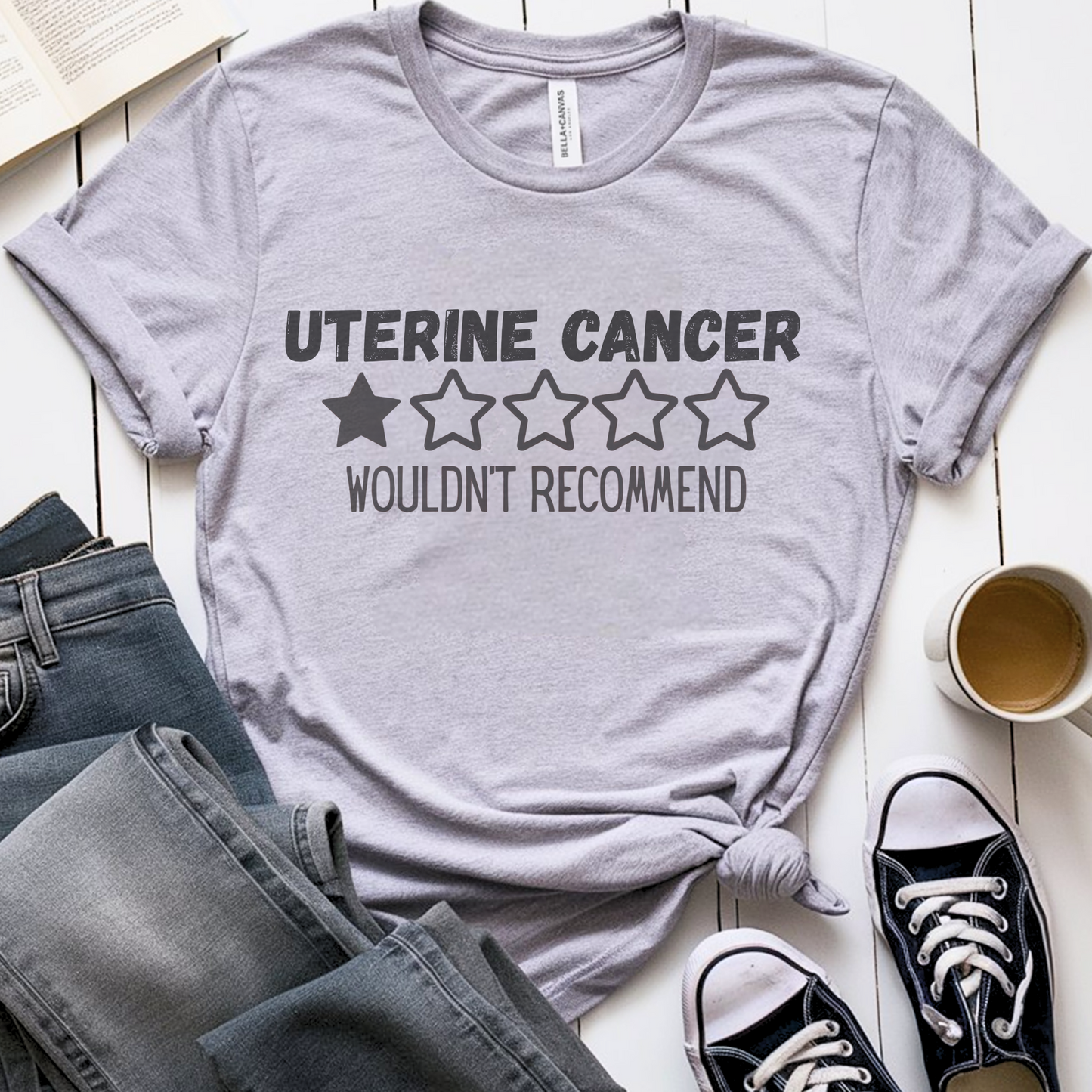Uterine Wouldn't🎗️ Cancer Support T-shirt
