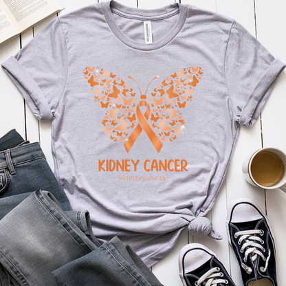 Kidney Awareness🎗️ Cancer Support T-shirt