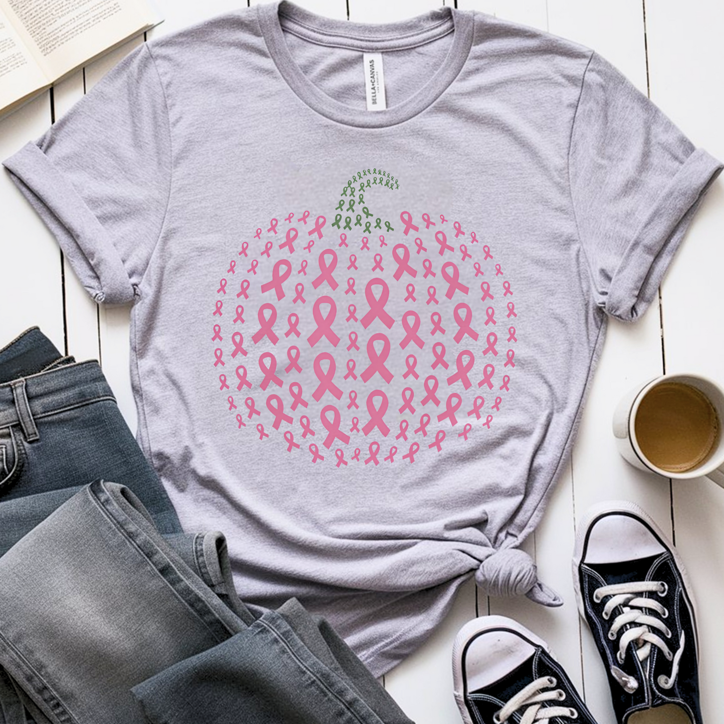 pumpkin ribbon🎗️ Cancer Support T-shirt