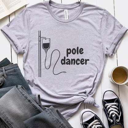 Pole Dancer🎗️ Cancer Support T-shirt