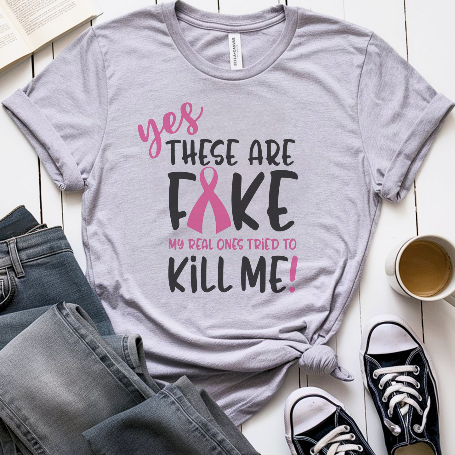 Fake🎗️Cancer Support T-shirt