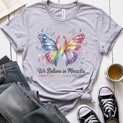 Miracles🎗️ Cancer Support T-shirt