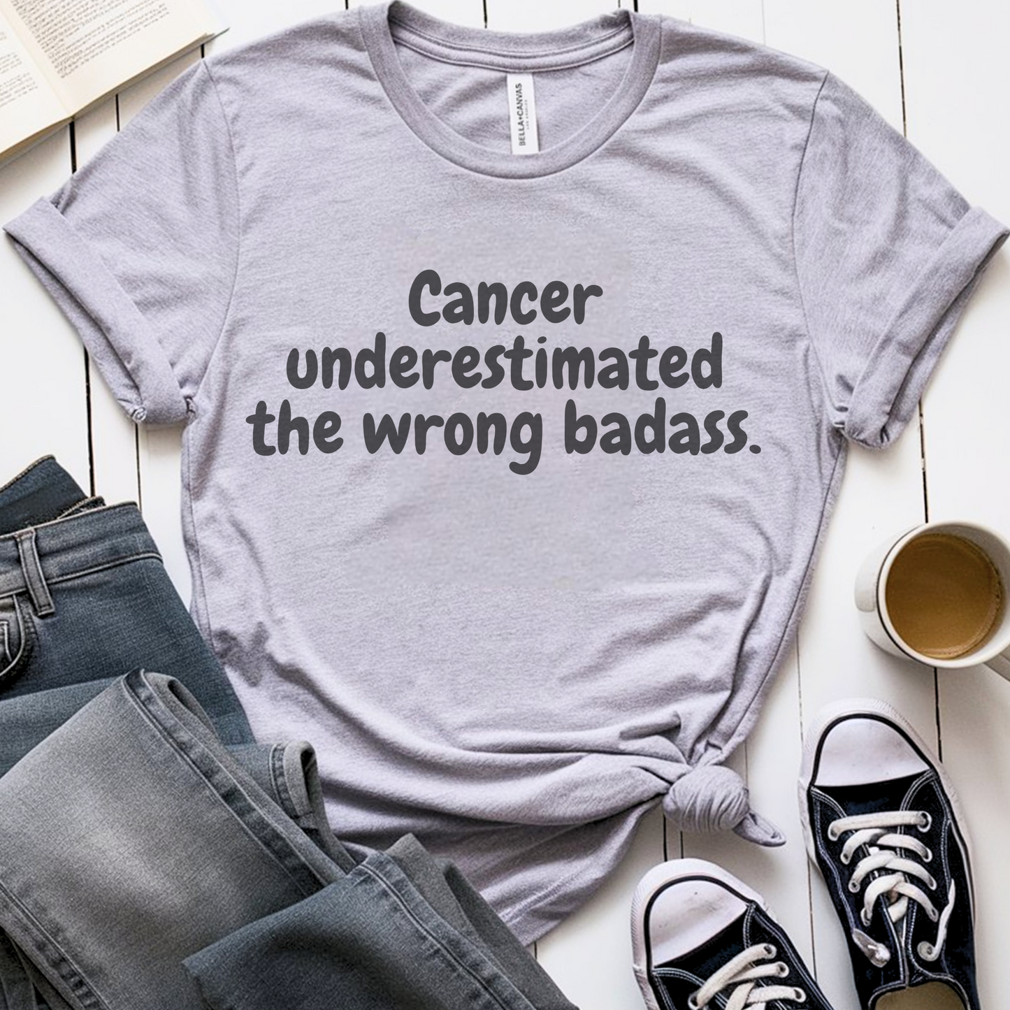 Underestimated🎗️ Cancer Support T-shirt