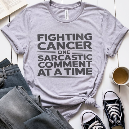 Comment🎗️ Cancer Support T-shirt