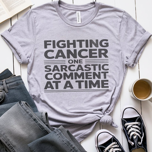 Comment🎗️ Cancer Support T-shirt