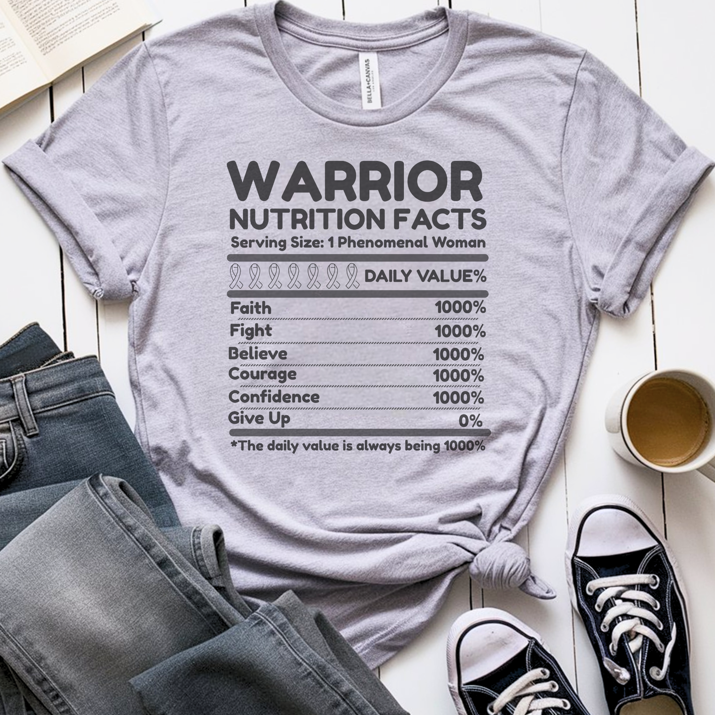 Nutrition Facts🎗️ Cancer Support T-shirt