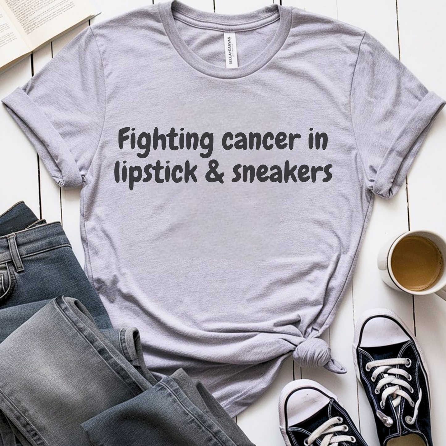 Lipstick🎗️ Cancer Support T-shirt