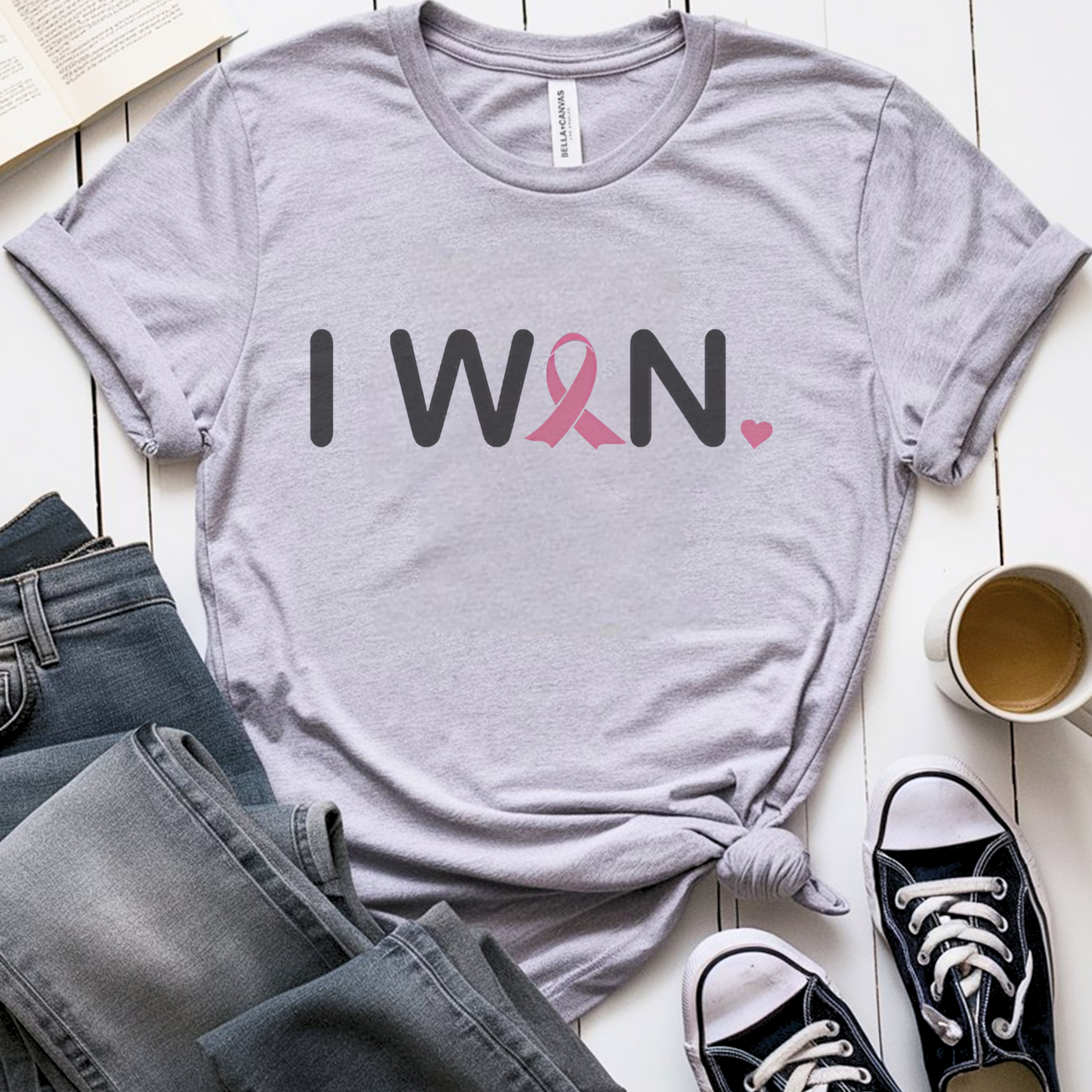 I won Breast🎗️Cancer Support T-shirt