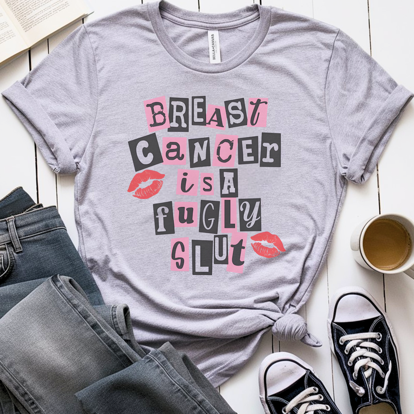 Slut🎗️ Cancer Support T-shirt