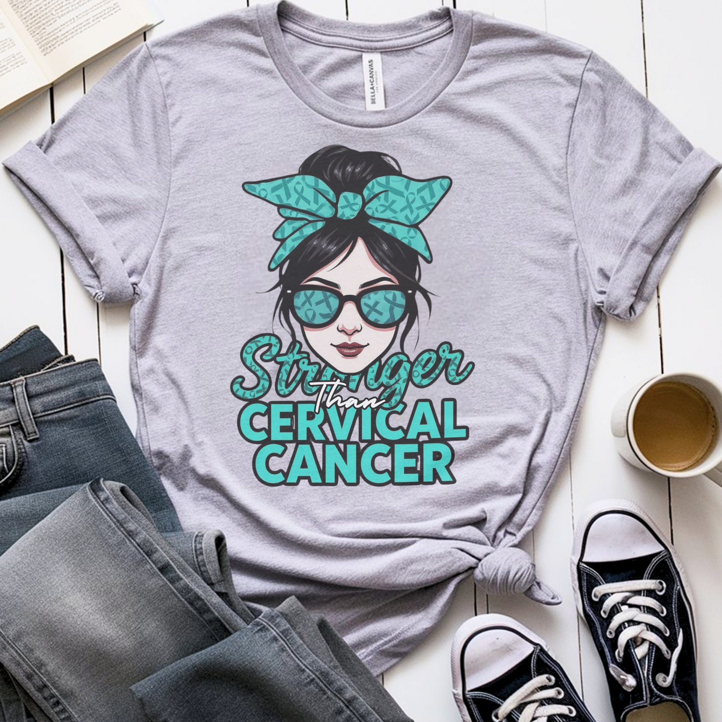 Cervical🎗️ Cancer Support T-shirt