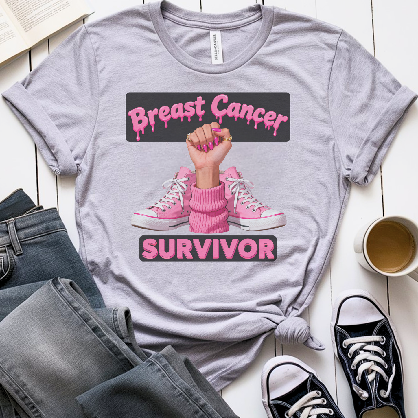 Breast Survivor🎗️ Cancer Support T-shirt