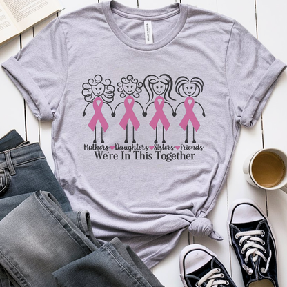 In this together🎗️ Cancer Support T-shirt