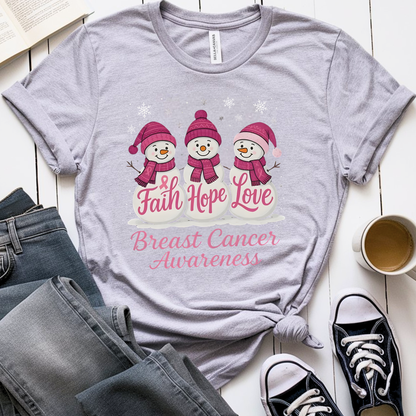 Snow🎗️ Cancer Support T-shirt (Christmas Limited Edition)