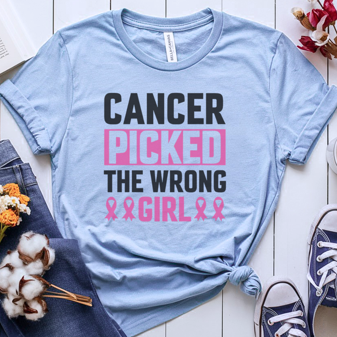 The wrong🎗️ Cancer Support T-shirt