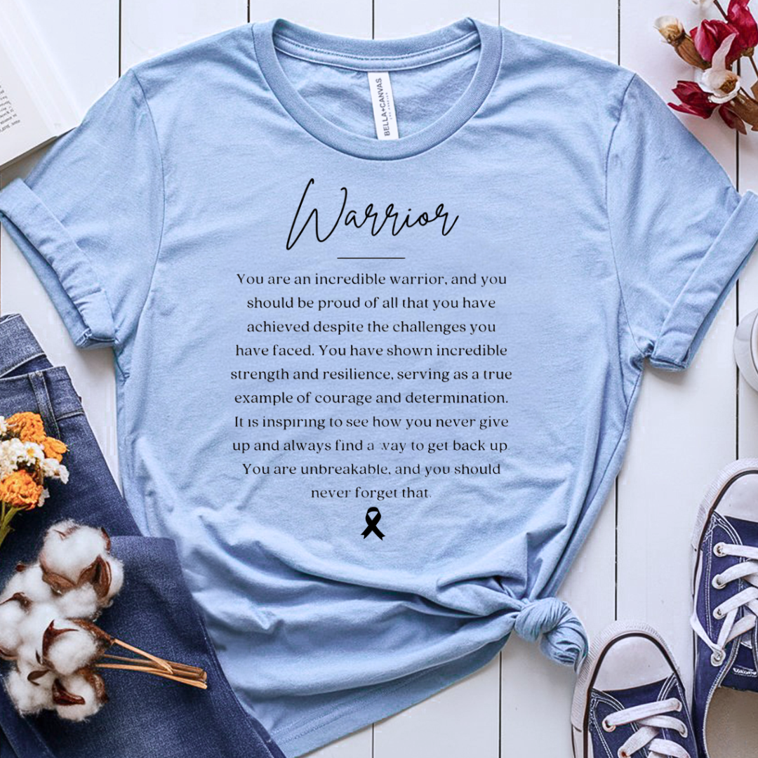 Incredible Warrior🎗️ Cancer Support T-shirt