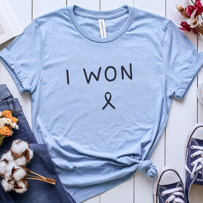 I won 🎗️ Cancer Support T-shirt