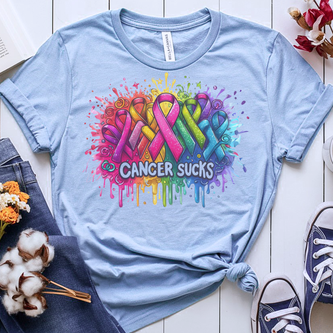 Sucks🎗️ Cancer Support T-shirt