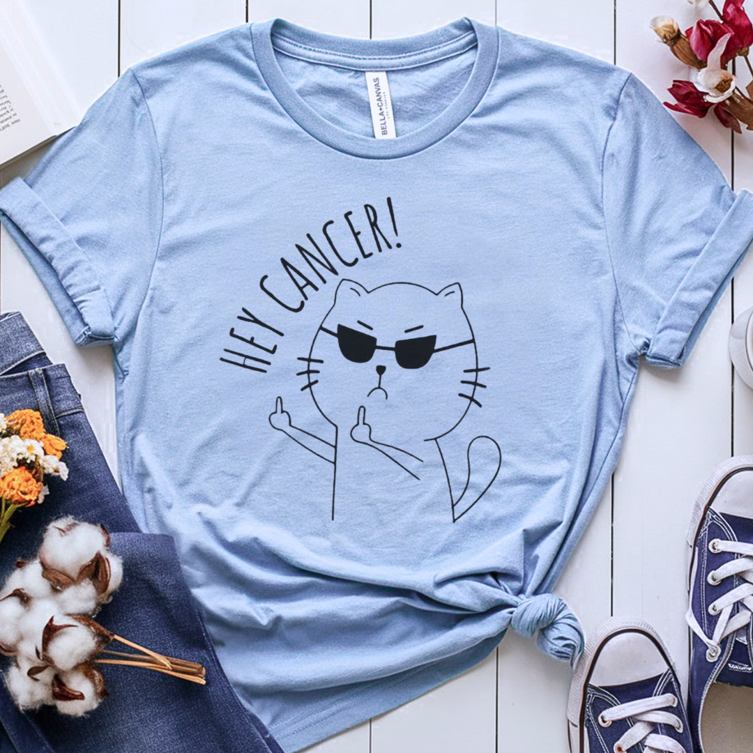 Hey Cancer 🎗️ Cancer Support T-shirt
