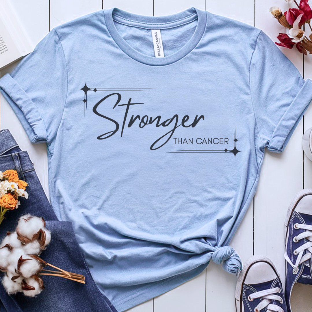 Stronger Than🎗️ Cancer Support T-shirt