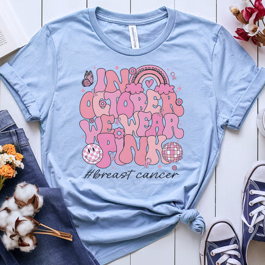 October🎗️ Cancer Support T-shirt