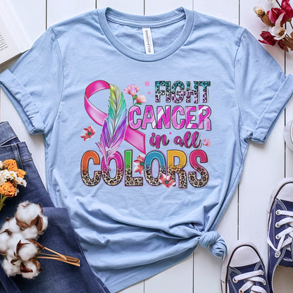 In all colors🎗️ Cancer Support T-shirt