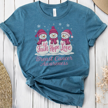 Snow🎗️ Cancer Support T-shirt (Christmas Limited Edition)