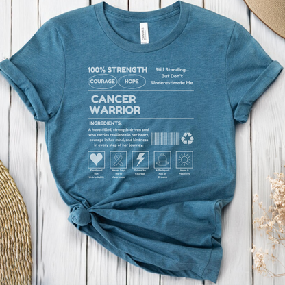 100% Strength🎗️ Cancer Support T-shirt