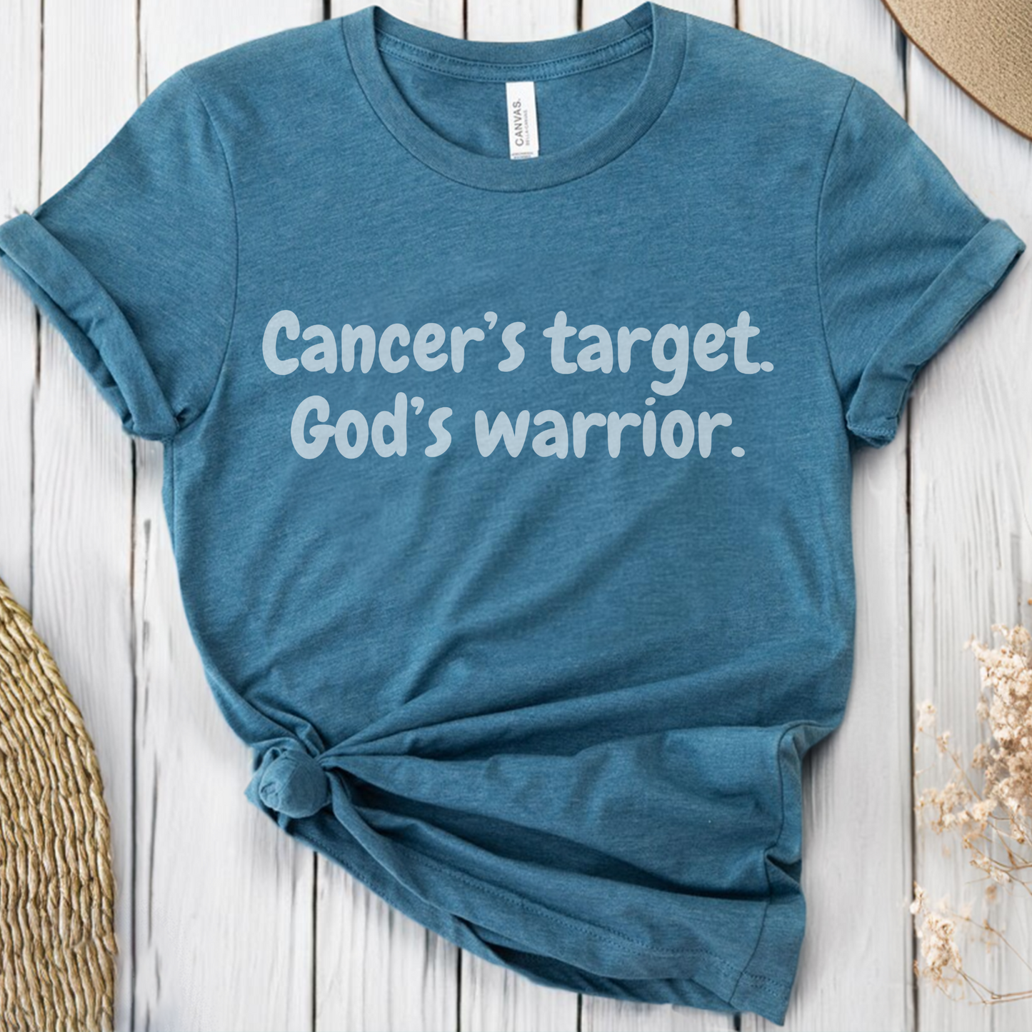God's warrior🎗️ Cancer Support T-shirt