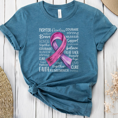 Pink Ribbon🎗️ Cancer Support T-shirt