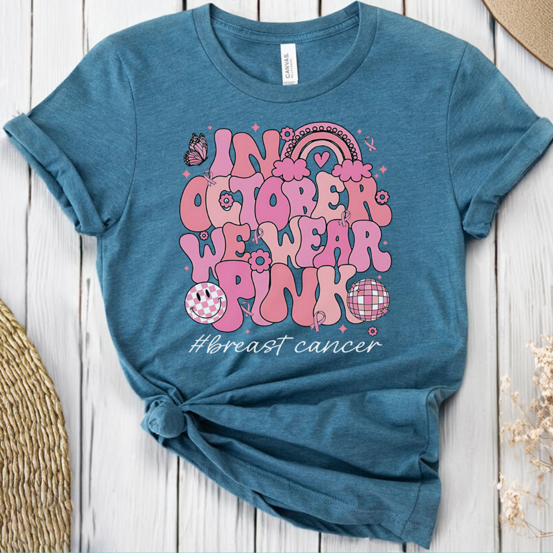 October🎗️ Cancer Support T-shirt