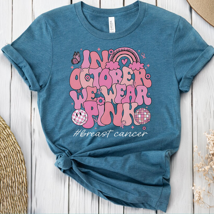 October🎗️ Cancer Support T-shirt