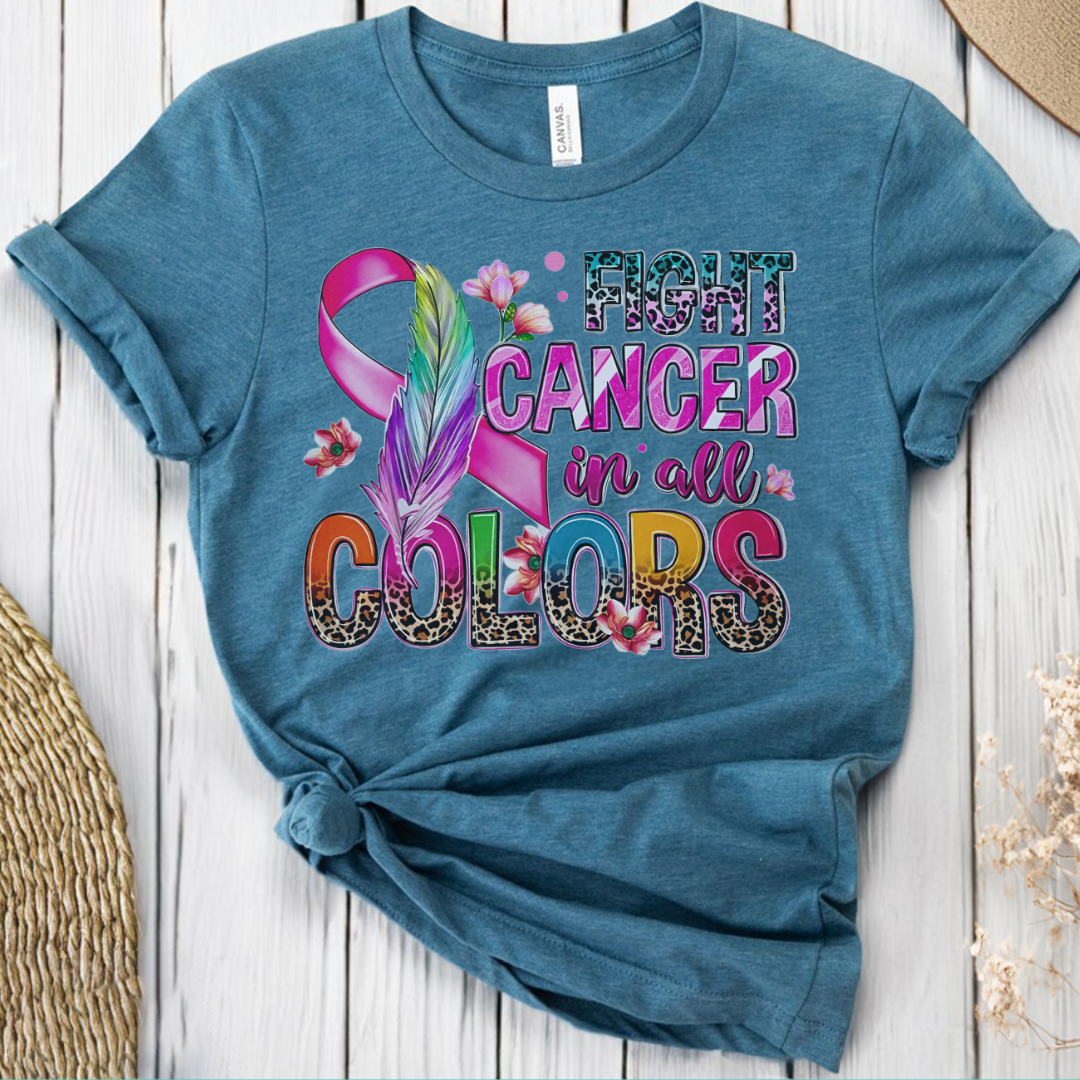 In all colors🎗️ Cancer Support T-shirt