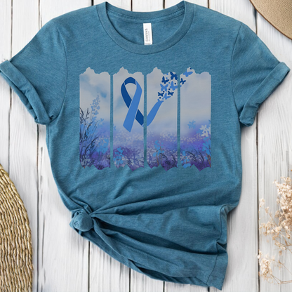 Colon Butterfly🎗️ Cancer Support T-shirt