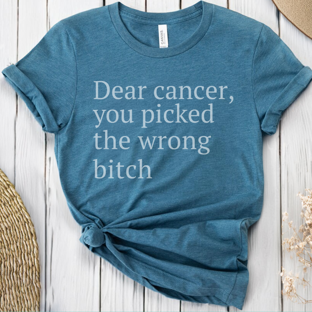 Dear (black font)🎗️ Cancer Support T-shirt