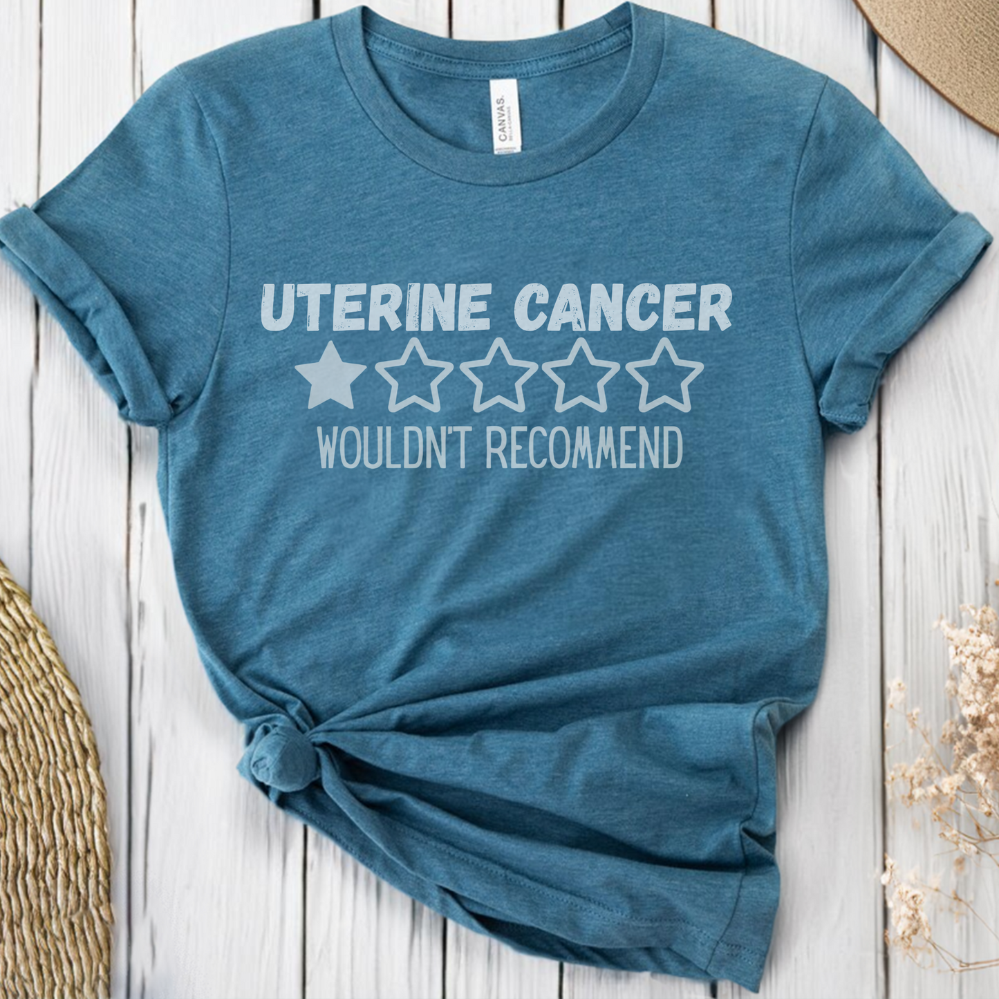Uterine Wouldn't🎗️ Cancer Support T-shirt