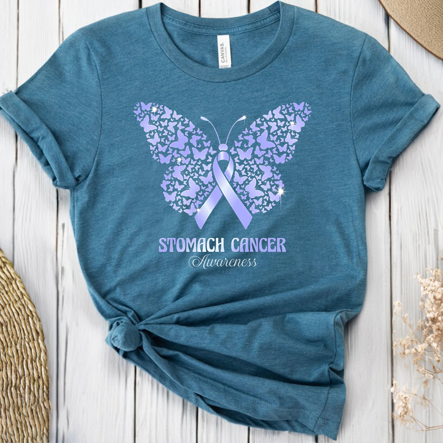 Stomach Awareness🎗️ Cancer Support T-shirt