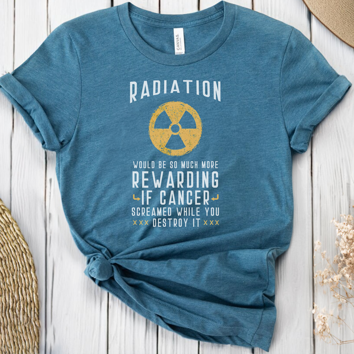 Radiation🎗️ Cancer Support T-shirt