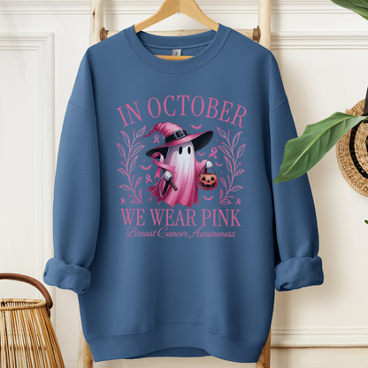 In October🎗️Cancer support Sweatshirt