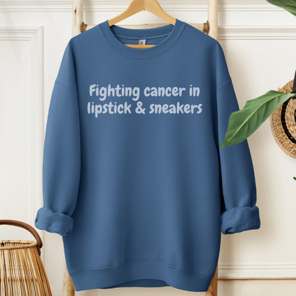 Lipstick🎗️Cancer support Sweatshirt