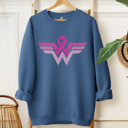 Wonder Woman Breast🎗️Cancer support Sweatshirt