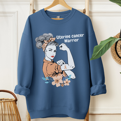 Uterine Cancer Warrior🎗️Cancer support Sweatshirt