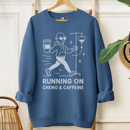 Running🎗️Cancer support Sweatshirt