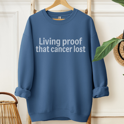 Living🎗️Cancer support Sweatshirt