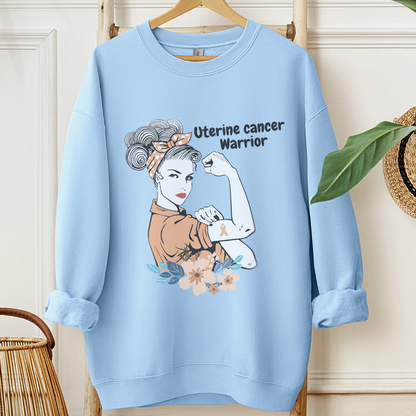 Uterine Cancer Warrior🎗️Cancer support Sweatshirt