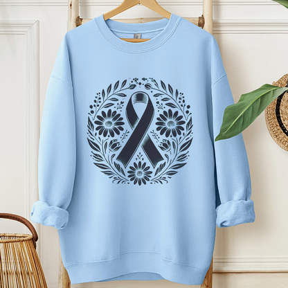 Floral🎗️Cancer support Sweatshirt