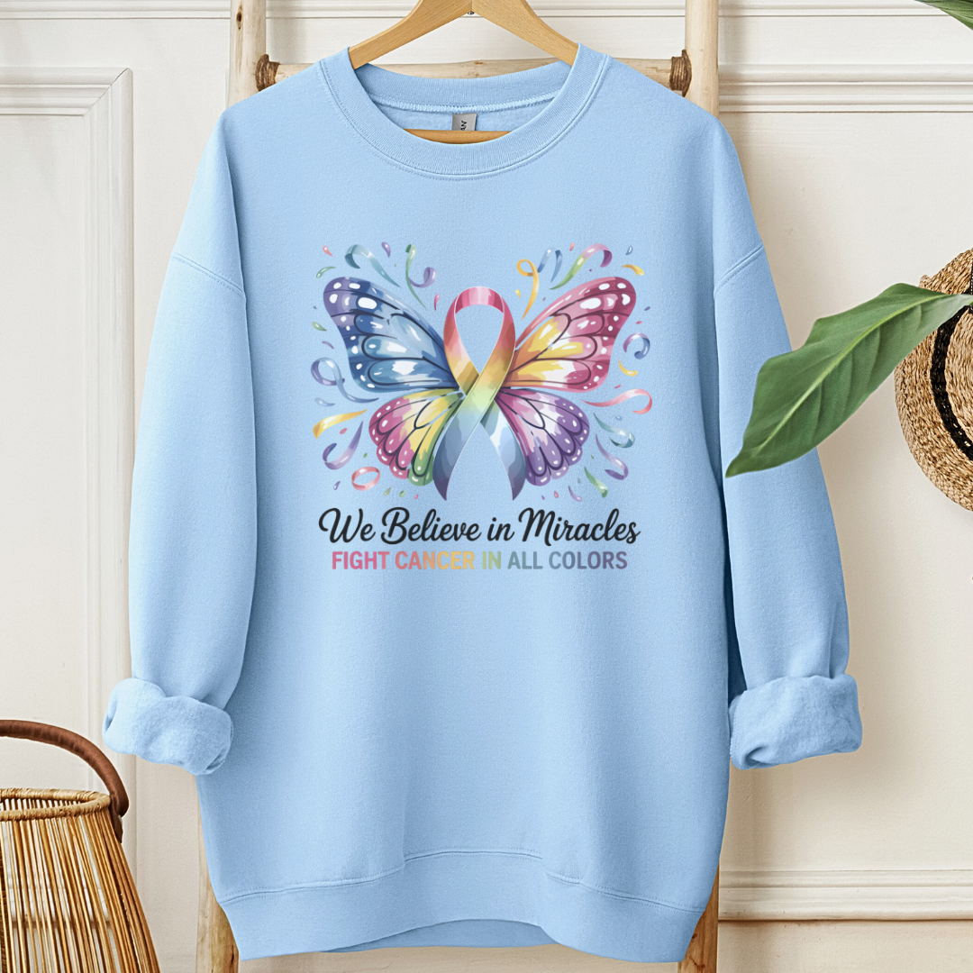 Miracle🎗️Cancer support Sweatshirt