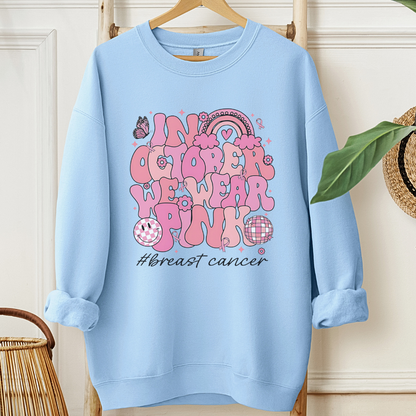 October🎗️Cancer support Sweatshirt