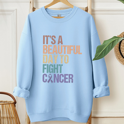 Beautiful🎗️Cancer support Sweatshirt