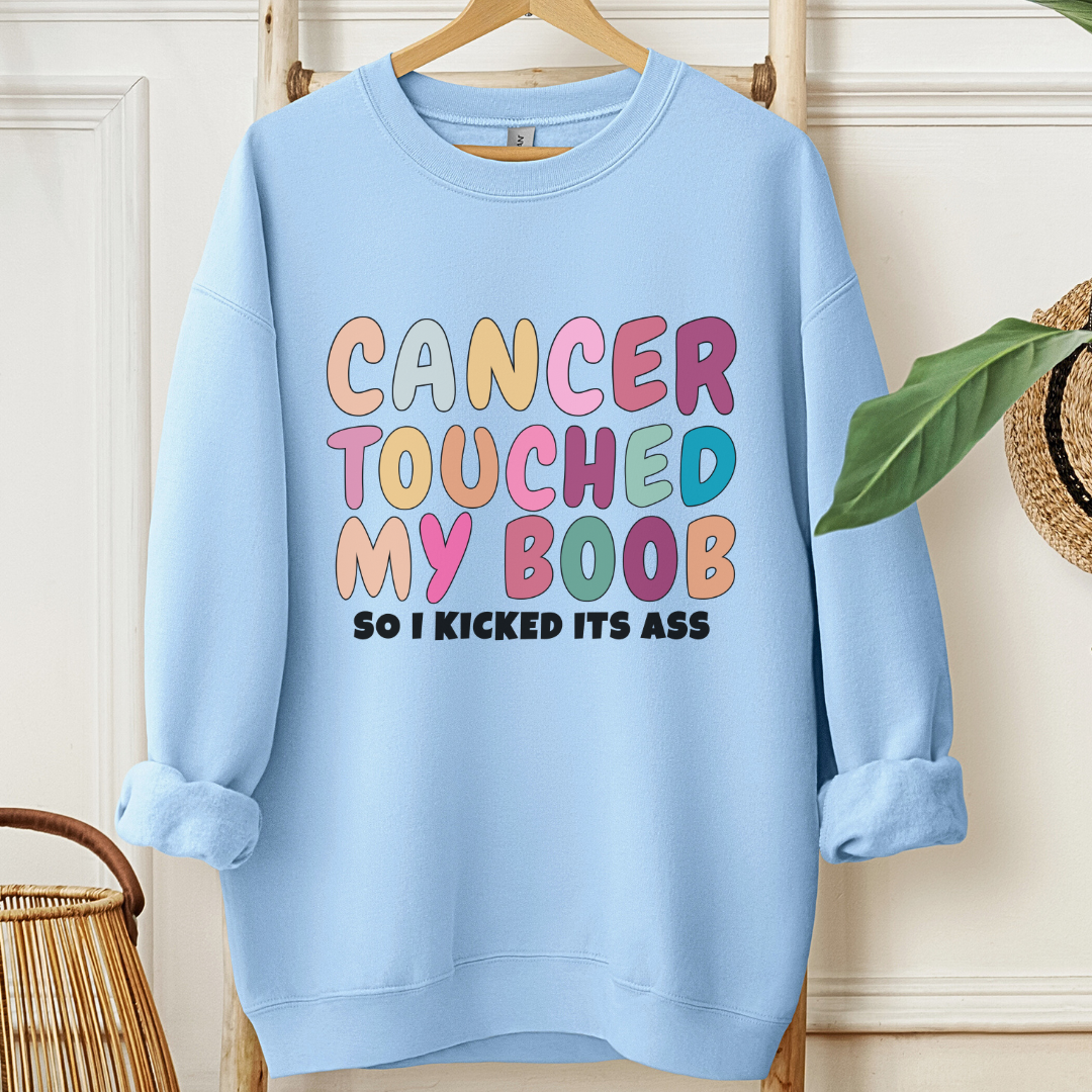 My boob🎗️Cancer support Sweatshirt