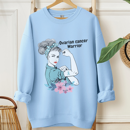 Ovarian Cancer Warrior🎗️Cancer support Sweatshirt